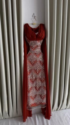 فستان سهره ماسك مطرز