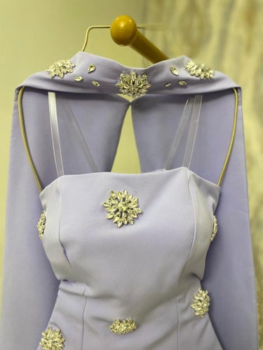 فستان موف شيفون