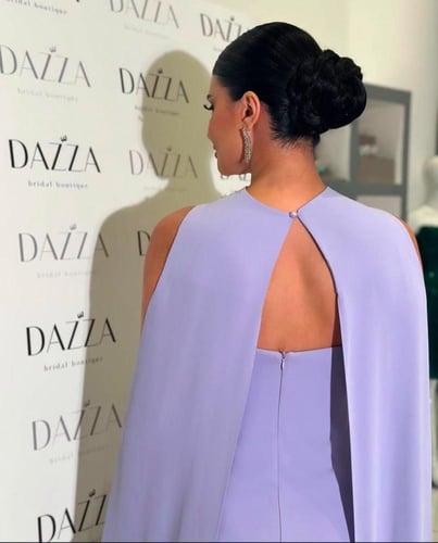 فستان موف شيفون