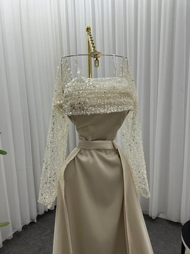 فستان بيج مطرز