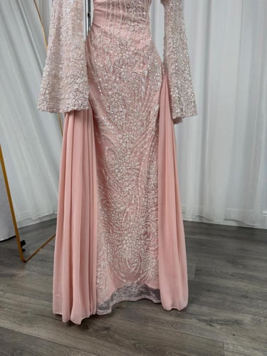 فستان ماسك مطرز حفلات