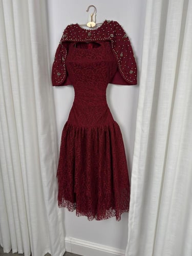 فستان للعيد دانتيل