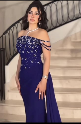 فستان نيلي زواج