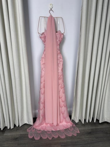 فستان ماسك سهره بينك