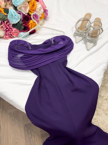 فستان ناعم بنسفجي