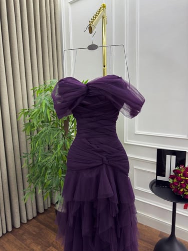 فستان ليكرا تل ناعم