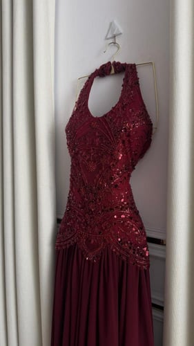 فستان سهره مطرز