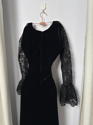 فستان مخمل 8455