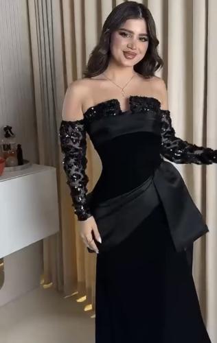 فستان اسود حفلات