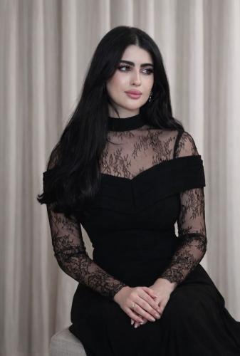 فستان العيد اسود ناعم