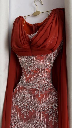 فستان سهره ماسك مطرز