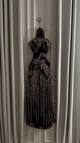 فستان ماسك مطرز