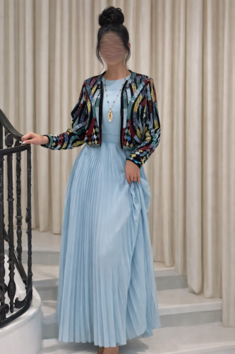 فستان للعيد سماوي