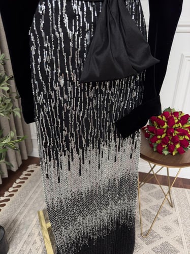 فستان مخمل سهره