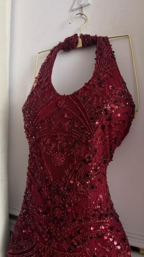 فستان سهره مطرز