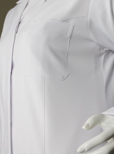 بالطو ابيض موديل رقم (4)