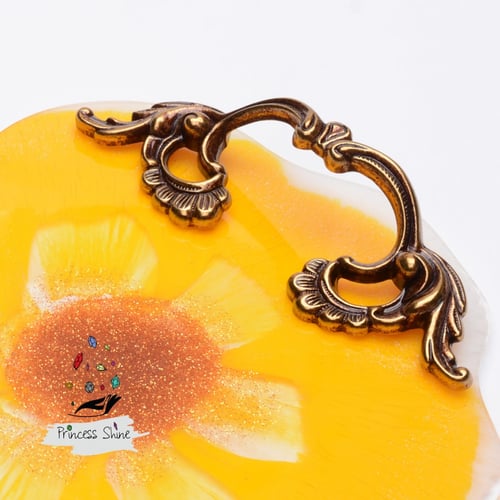 223 - مقبض ايطالي كلاسيك برونز ( قطعتين)