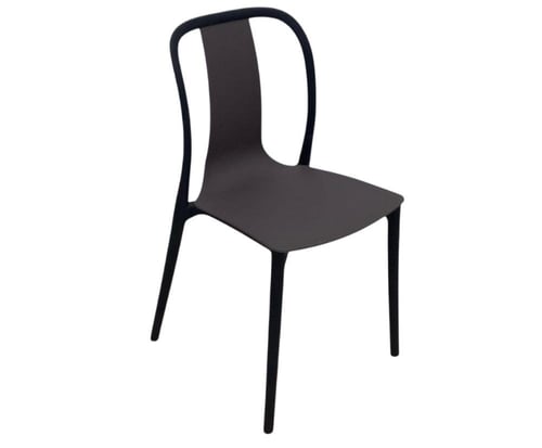 كرسي حديد مقعد فايبر بعدة ألوان.