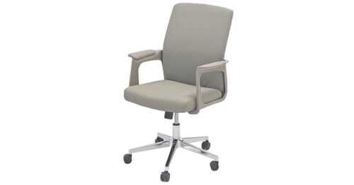 كرسي مكتبي دوار قماش سلك ناعم بعدة ألوان.