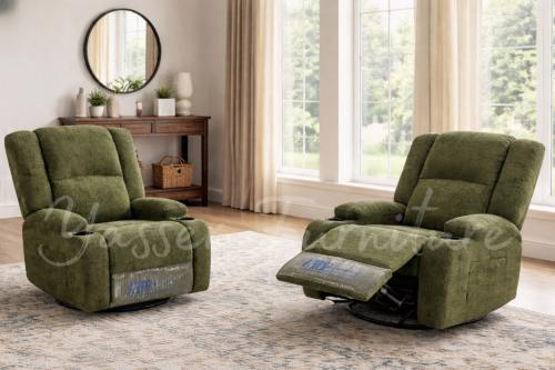 كرسي أسترخاء منزلي قماش مخمل ناعم بعدة ألوان.