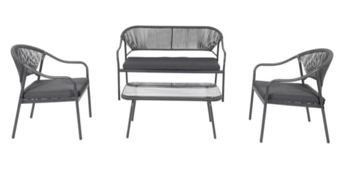 طقم جلسه خارجيه تتسع لـ 4 أشخاص بعدة ألوان.