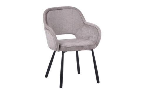 كرسي قماش مخمل ناعم بعدة ألوان.