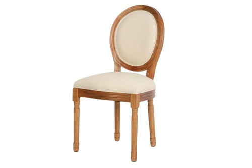 كرسي ملكي خشب مقعد قماش بعدة موديلات.