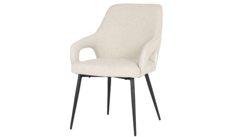 كرسي مفرد قماش بوكليه بعدة ألوان.