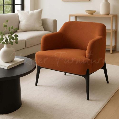 كرسي فاخر قماش سلك ناعم بعدة ألوان.