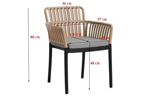 كرسي فايبر مقعد قماش بعدة ألوان.