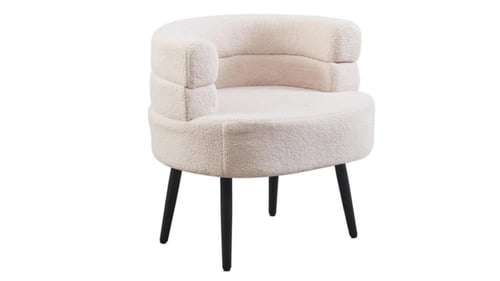 كرسي دائري قماش بوكليه بعدة ألوان.