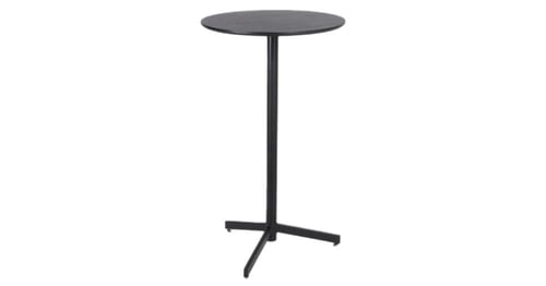 طاولة بار حديد سطح خشب مقاس 60سم بعدة ألوان.