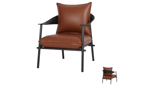 كرسي أستثنائي بقواعد جانبيه بعدة ألوان.