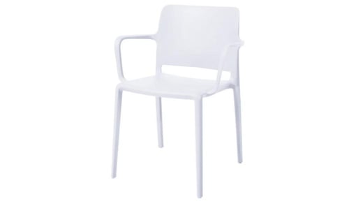 كرسي بلاستيك بمساند جانبيه للمساحات الداخلية والخا...