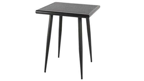 طاوله حديد سطح خشب مقاس 70سم بعدة ألوان.