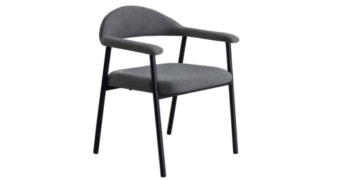 كرسي مريح بتصميم انسيابي فخم بعدة ألوان.