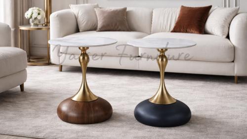 طقم طاولات 4 قطع سطح سراميك بعدة ألوان.