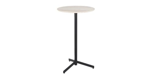 طاولة بار حديد سطح خشب مقاس 60سم بعدة ألوان.