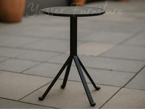 طاوله خدمه حديد دائريه مقاس 60سم.