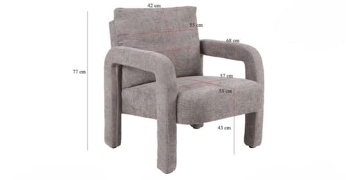 كرسي عصري فاخر يمنح راحة وأناقة تدوم بعدة ألوان.