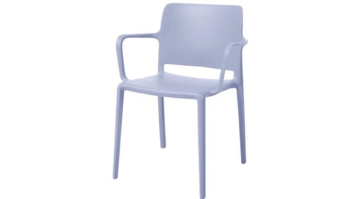 كرسي بلاستيك بمساند جانبيه للمساحات الداخلية والخا...