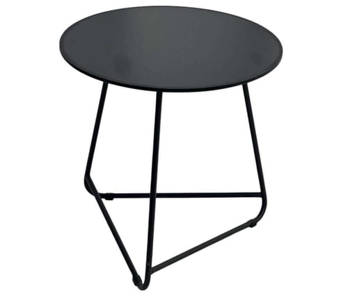 طاولة جانبية خشبية بقاعدة حديد بشكل فني بعدة ألوان...