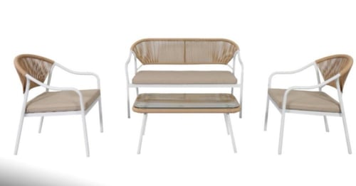 طقم جلسه خارجيه تتسع لـ 4 أشخاص بعدة ألوان.