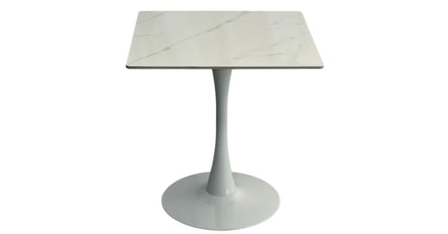 طاوله مربع حديد سطح سراميك مقاس 60سم بعدة ألوان.