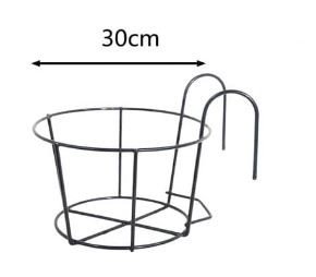 سلة حديقة رفوف معلقة - 30 * 15 سم