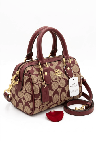 شنطة كوتش ميني بوسطن سيجنتشر الفاخرة للنساء