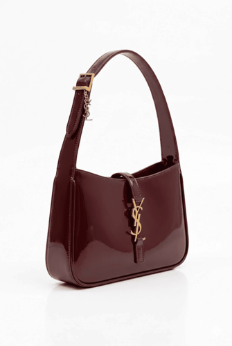 حقيبة إيف سان لوران 5 à 7 هوبو جلد لامع فخم | YSL