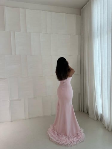 فستان ناعم باربي تل ناعم