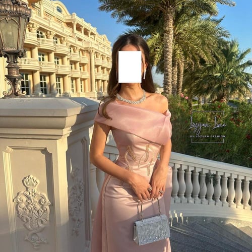 فستان تفته راقي لمعه