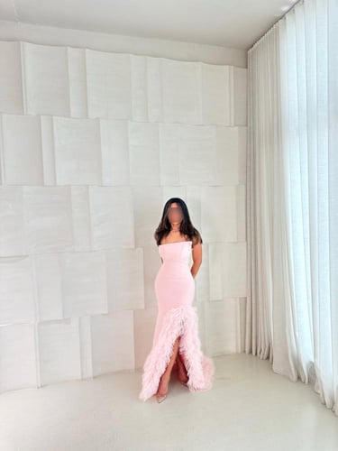 فستان ناعم باربي تل ناعم